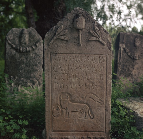 Gravestone to a priest of Saturn in Carthage, 2nd century. Artist: Unknown