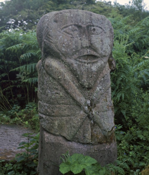 Two-headed Celtic 'Janus' figure, 5th century. Artist: Unknown