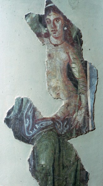 Roman wall-painting with a mythological subject. Artist: Unknown