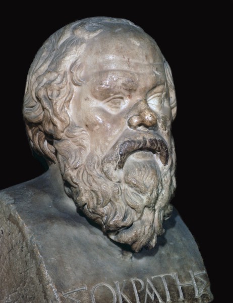 Bust of the Greek philosopher Socrates, 5th century BC. Artist: Unknown