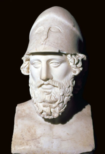 Bust of the Athenian statesman Pericles, 5th century BC. Artist: Unknown