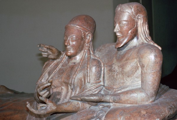 Etruscan sarcophagus of a couple, 6th century BC. Artist: Unknown