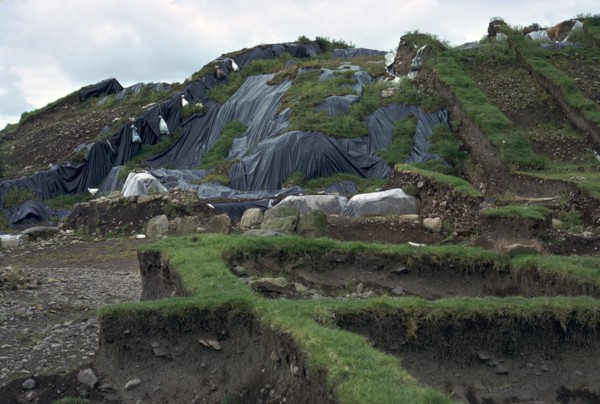 Excavation of a burial mound in County Meath, 33rd century BC. Artist: Unknown