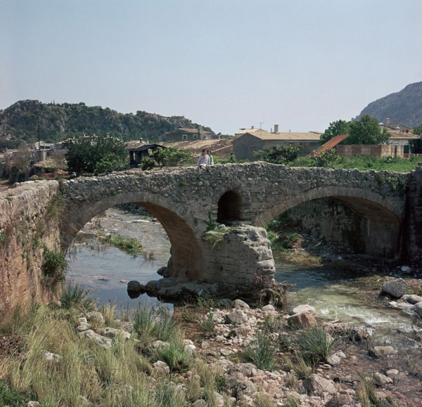 A Roman bridge in Majorca, 2nd century. Artist: Unknown