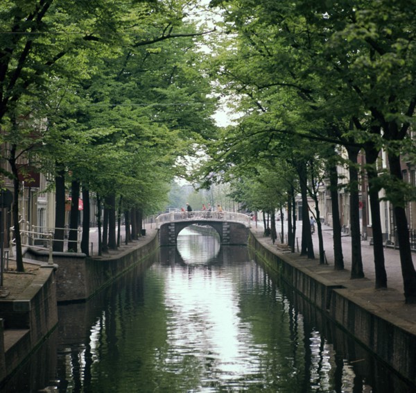Canal in Oude, Delft. Artist: CM Dixon Artist: Unknown