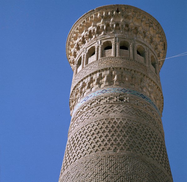 Kalian Minaret in Bukhara, 12th century. Artist: Unknown