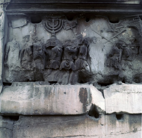 Detail of the arch of the Emperor Titus, 1st century. Artist: Unknown