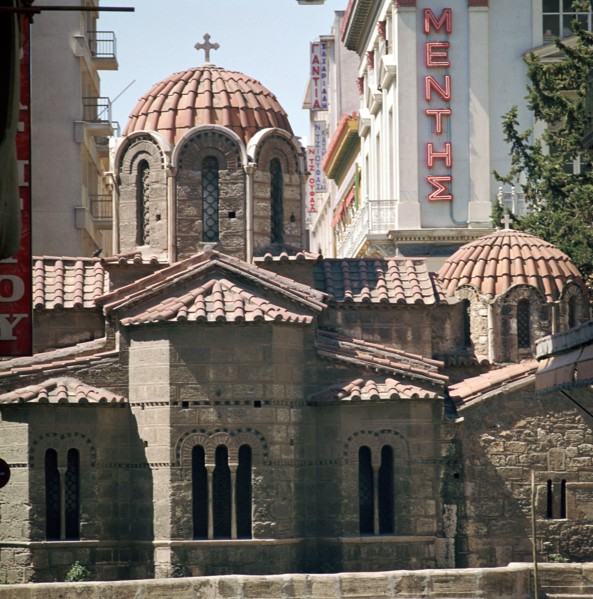 Byzantine church of Agios Eleptherios in Athens, 11th century. Artist: Unknown