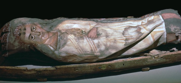Roman period Egyptian mummy of a child, 3rd century. Artist: Unknown