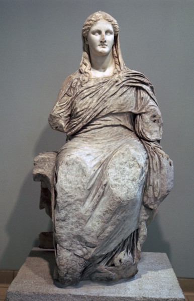Greek sculpture of Demeter. Artist: Unknown