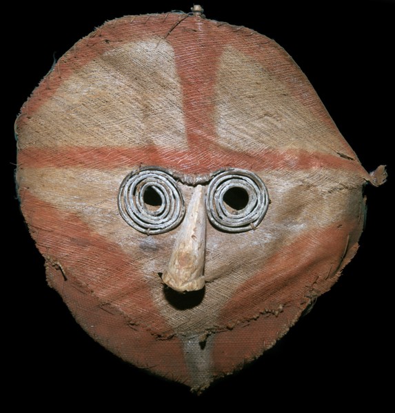 Coconut-fibre mask from the Torres Straits islands. Artist: Unknown