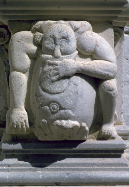 Byzantine sculpture in the Church of Panagia Ekatonpyliani on Paros, 4th century. Artist: Unknown
