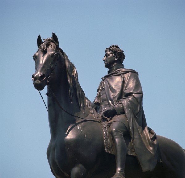 Statue of King George IV of England, 19th century. Artist: Francis Legatt Chantrey