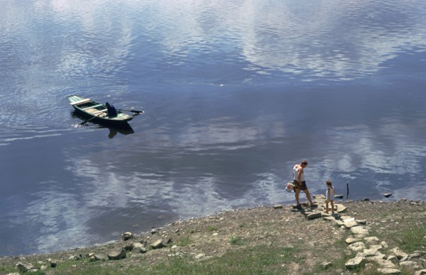 Ferry in Yugoslavia. Artist: Unknown