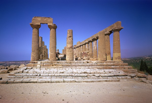 The doric temple of Hera at Agrigento, 5th century BC. Artist: Unknown