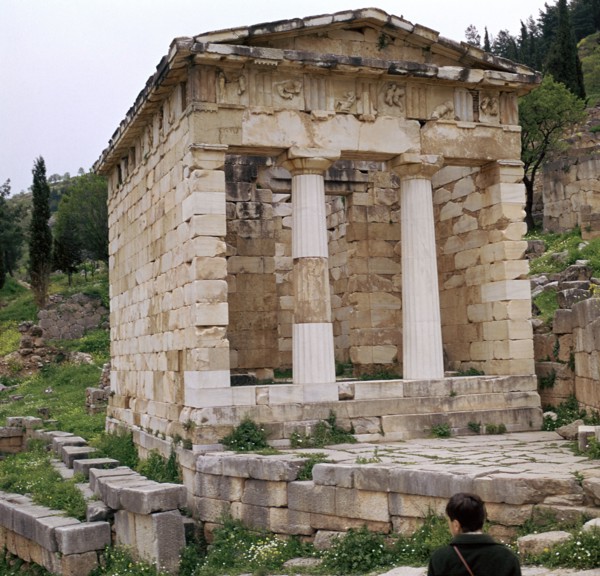 Treasury of the Athenians in Delphi, 5th century BC. Artist: Unknown
