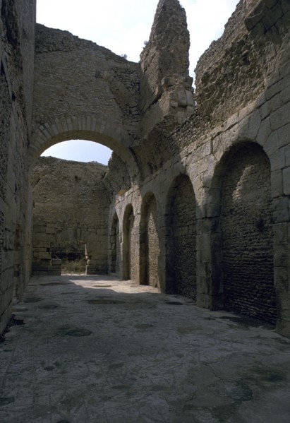 Baths in the Roman city of Bulla Regia, 2nd century BC. Artist: Unknown