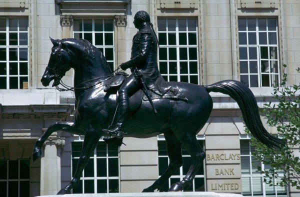 Equestrian Statue of King George III, 19th century. Artist: Matthew Cotes Wyatt
