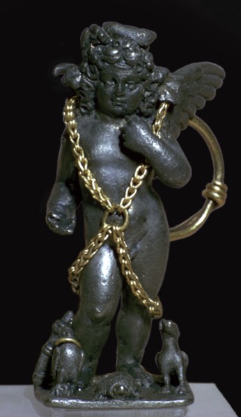 Bronze statuette of the infant Horus. Artist: Unknown