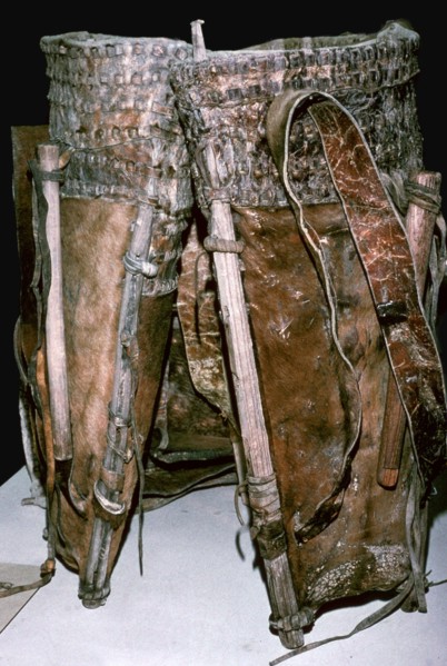 Hide rucksack found in salt mines, 6th century BC. Artist: Unknown