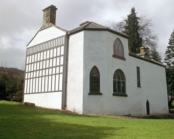 Timber-framed black and white house, 18th century. Artist: Unknown