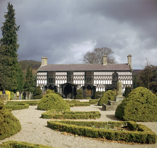 Timber-framed black and white house, 18th century. Artist: Unknown