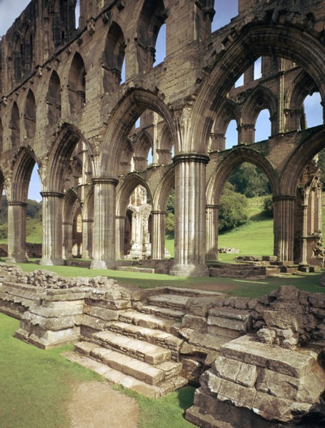 Rievaulx Abbey, 12th century. Artist: Unknown