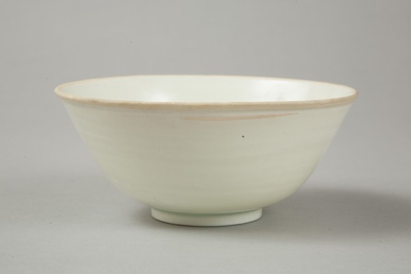 Qingbai glazed deep bowl, Yuan dynasty (1279-1368). Artist: Unknown.