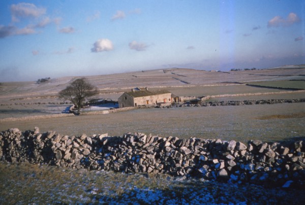 Limestone Walls in winter, Peak District, Derbyshire, 20th century. Artist: CM Dixon.