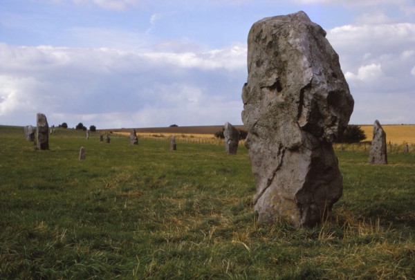 The Avenue, leading to the Stone Circle, Avebury, Wiltshire, 20th century. Artist: Unknown.