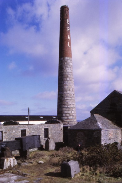 Derelict Tin Mine, Cambourne, Cornwall, 20th century.  Artist: CM Dixon.