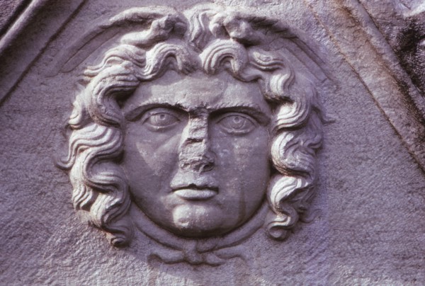 Hellenistic Gorgon from a Sarcophagus from Asia Minor (Turkey), 20th century. Artist: Unknown.