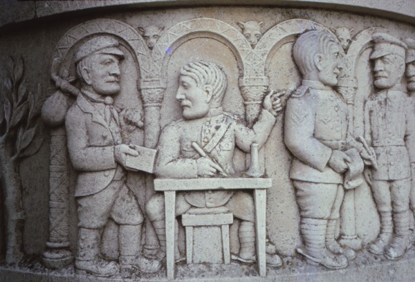 Waggoners Memorial, Sledmere, East Yorkshire, England, 20th century.