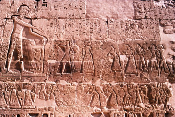 Mortuary Temple of Rameses III at Medianat Habu, Luxor, Egypt, 12th Century BC. Artist: Unknown.