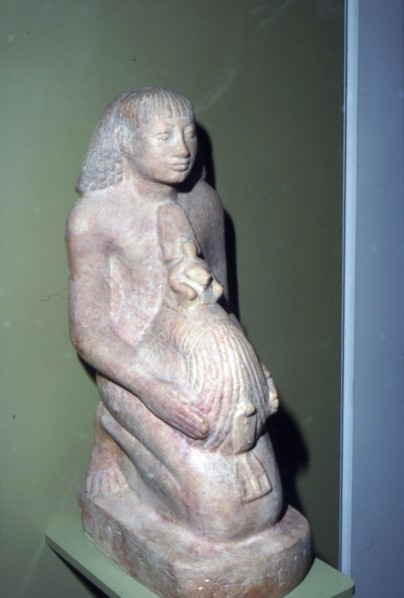 Egyptian Surveyor with coiled rope for measuring, 1400 BC. Artist: Unknown.