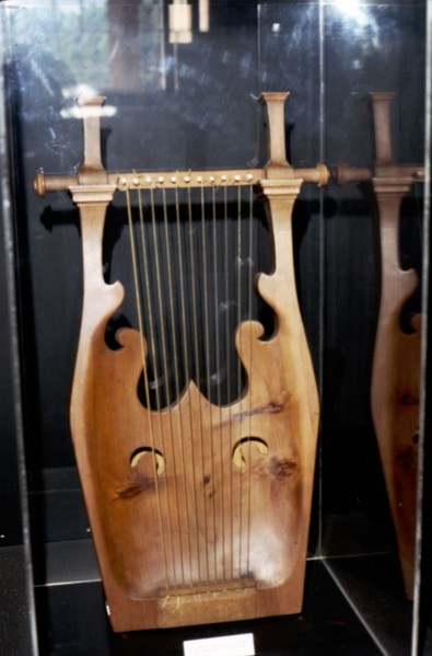 Reconstruction of a Roman lyre, c20th century. Artist: Unknown.