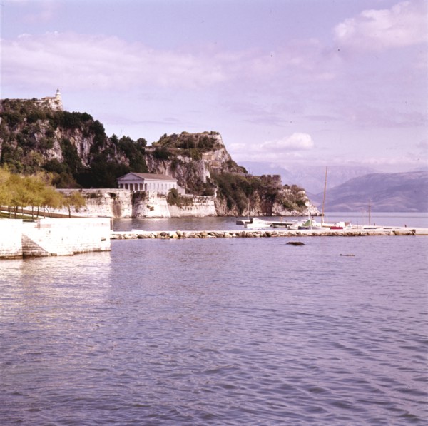 Corfu Town, view of Citadel, 20th century. Artist: CM Dixon.