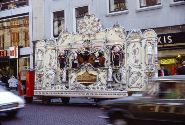 Street Organ in Dutch Town, Holland, 20th century. Artist: Unknown.