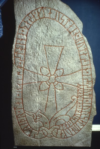 Viking Runestone from Uppland, Sweden, c8th-mid-11th century. Artist: Unknown.