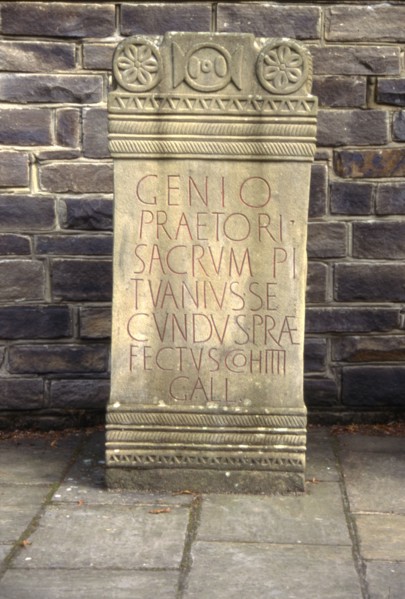 Roman altar from Vindolanda, c1st-2nd century. Artist: Unknown.