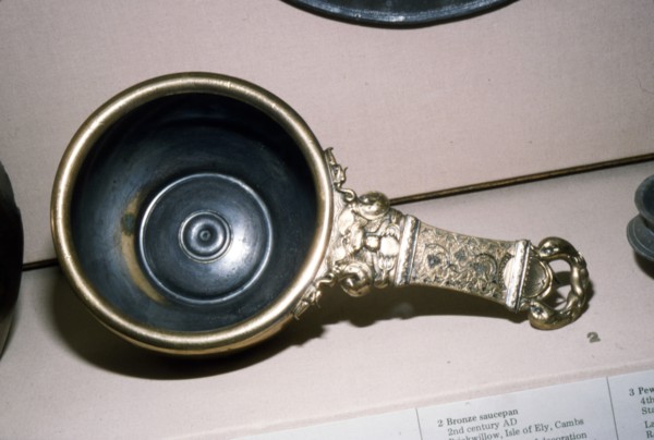 Roman Bronze Saucepan from Prickwillow, Isle of Ely, Cambridgeshire, 2nd century. Artist: Unknown.