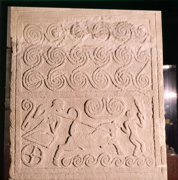 Grave-slab from Mycenae, Greece, 16h Century BC. Artist: Unknown.