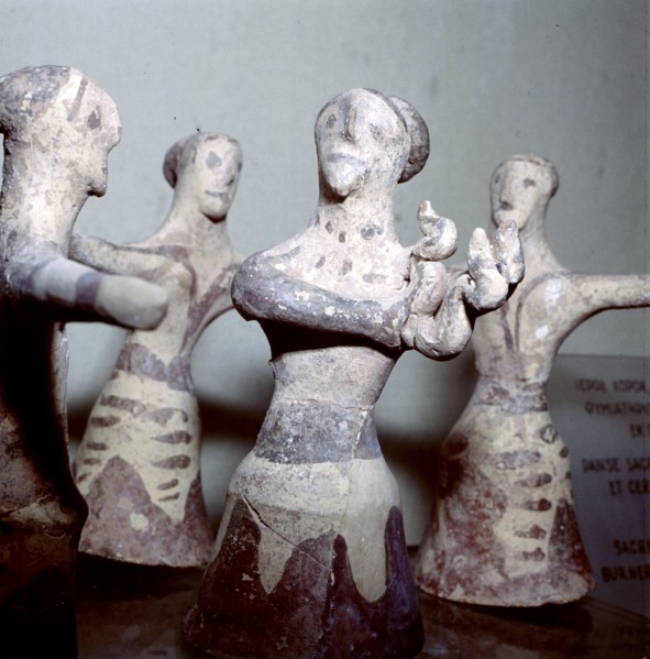 Minoan 'Sacred Dance', Palaikastro, Eastern Crete, Post-Palatial Period, c1400BC- c1100 BC. Artist: Unknown.