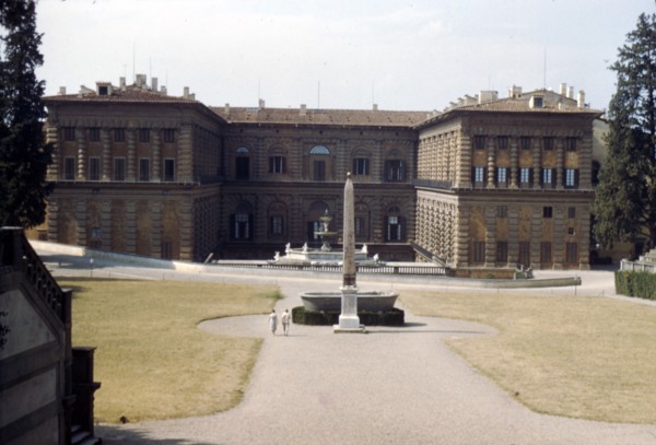 Pitti Palace and the Boboli Gardens in August, Florence, Italy, c20th century.  Artist: Unknown.