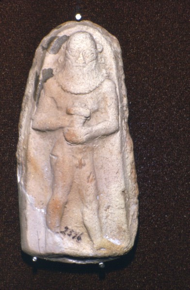 Terracotta Plague of the Hero, Gilgamesh, Old Babylonian, c2000BC-1600 BC. Artist: Unknown.