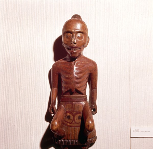 Figure of a Medicine Man, Haida Tribe, Pacific Northwest Coast Indian. Artist: Unknown.