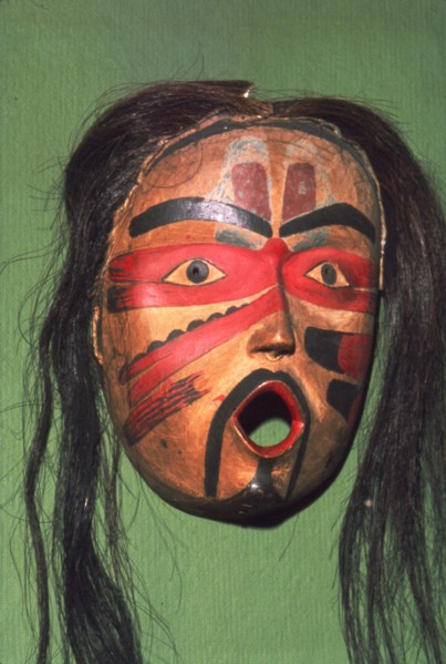 Kwakiutl Face-Mask, Pacific Northwest Coast Indian.  Artist: Unknown.