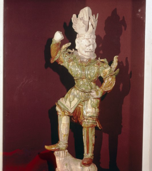 Chinese Tomb Guardian, T'ang Dynasty, 7th-10th century Artist: Unknown.