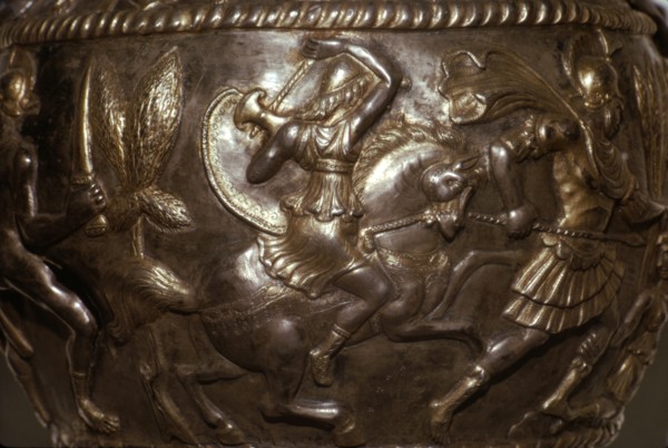 Silver Bowl from a Sarmatian Tomb, 4th-5th century. Artist: Unknown.