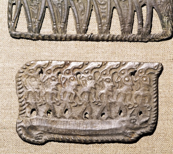 Bronze Plaque from Kama River Tribes, USSR, 3rd century BC-8th century.  Artist: Unknown.